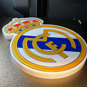 Real Madrid LED lámpa - Meska.hu