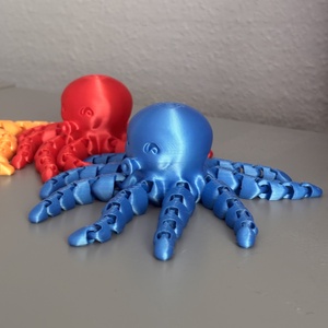 3D nyomtatott hajlítható polip - Meska.hu
