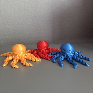 3D nyomtatott hajlítható polip - otthon & életmód - dekoráció - dísztárgy - Meska.hu