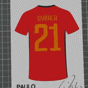 Paulo Dybala egyedi dekor - Meska.hu