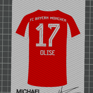 Michael Olise egyedi dekor - Meska.hu