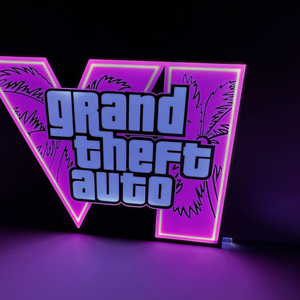 GTA6 stílusú lámpa - Meska.hu