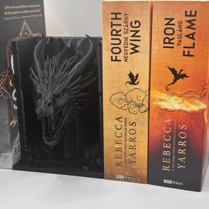 Sárkányfejes fantasy könyvtámasz - otthon & életmód - dekoráció - asztal és polc dekoráció - könyvtámasz - Meska.hu