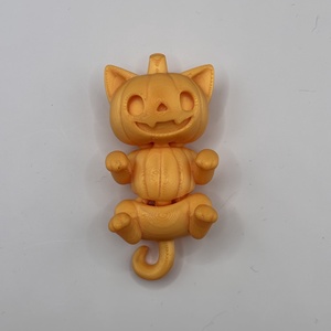 Hajlítható tök cica - otthon & életmód - dekoráció - halloween - halloweeni dekoráció - Meska.hu