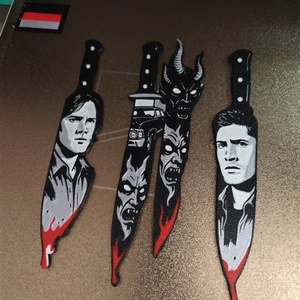 Supernatural 3D nyomtatott dekorációs kések - Meska.hu