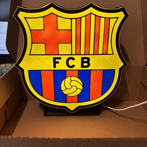 FC Barcelona LED lámpa - Meska.hu