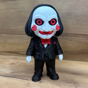 Jigsaw horror figura, , Mindenmás, Kiváló minőségű, részletgazdag 3D nyomtatott figura, amely minden horror- és kultuszfilm-rajongó po..., MESKA