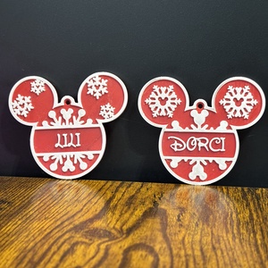 Egyedi Névvel Kérhető Mickey Egér Karácsonyfadísz - Meska.hu