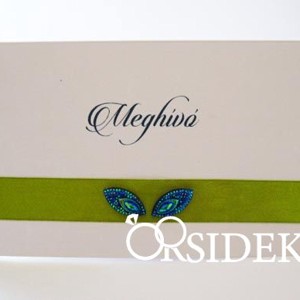 Bohém esküvői meghívó páva színekben, Esküvő, Meghívó & Kártya, Meghívó, , MESKA