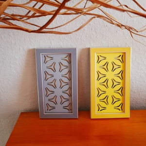 Colourful Wall Decor, Otthon & Életmód, Dekoráció, Fali és függő dekoráció, Falra akasztható dekor, Gravírozás, pirográfia, Festett tárgyak, MESKA