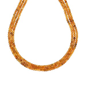 Turmalin sárga drávit fazettált golyó 2mm ékszerkészítő alapanyag (füzér), Kellékek & szerszámok, Ásvány alapanyag, Ásványfüzér, , MESKA