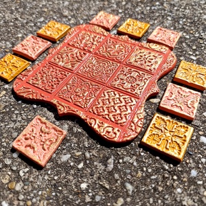 Amőba/Tic Tac Toe társasjáték levegőn száradó gyurmából  - Meska.hu