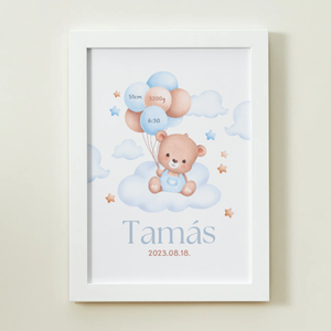 Macis születési emlékkép, Otthon & Életmód, Dekoráció, Kép & Falikép, Képkeret, Fotó, grafika, rajz, illusztráció, MESKA