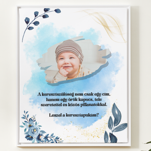 Egy különleges felkérés  Leszel a keresztapukám?, Otthon & Életmód, Dekoráció, Kép & Falikép, Képkeret, Fotó, grafika, rajz, illusztráció, MESKA