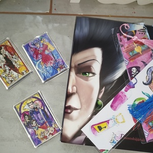 Egyedi hűtőmágnes és könyvjelző  - könyv & zene - könyvjelző - Meska.hu