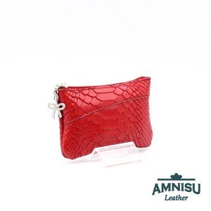 Piros kígyómintás ívelt egy cipzáras kulcstartó C5007, Táska & Tok, Kulcstartó & Táskadísz, Kulcstartó, , MESKA