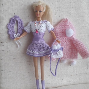 Barbie ruha garnitúra - játék & sport - baba & babaház - babaruha, babakellék - Meska.hu