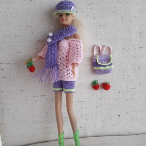 Barbie garnitúra - játék & sport - baba & babaház - babaruha, babakellék - Meska.hu