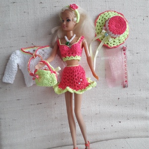 Barbieruha garnitúra - játék & sport - baba & babaház - barbie ruhák - Meska.hu