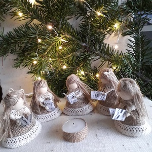 Kislánykórus - karácsony - adventi díszek - adventi asztaldísz - Meska.hu