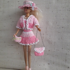 Barbie babaruha garnitúra - játék & sport - baba & babaház - barbie ruhák - Meska.hu
