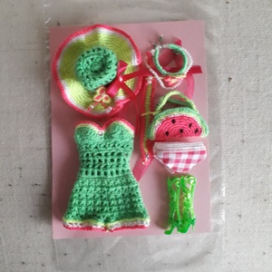 Barbie ruha garnitúra - játék & sport - baba & babaház - babaruha, babakellék - Meska.hu