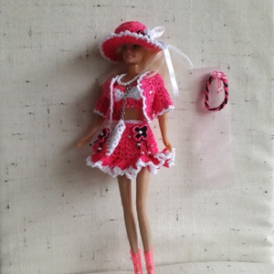 Horgolt Barbie ruha - játék & sport - baba & babaház - barbie ruhák - Meska.hu