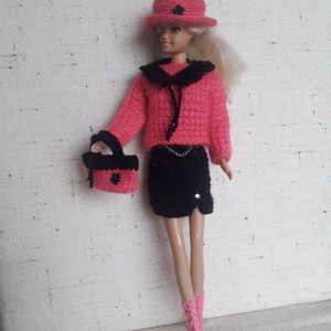 Barbie ruha szett - játék & sport - baba & babaház - babaruha, babakellék - Meska.hu