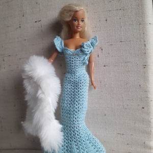 Hosszú Barbie ruha - játék & sport - baba & babaház - barbie ruhák - Meska.hu