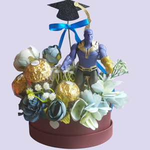 Thanos témájú ballagási box, Otthon & Életmód, Dekoráció, Virágdísz és tartó, Csokor & Virágdísz, Mindenmás, MESKA