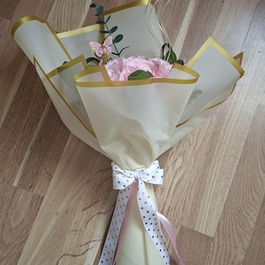 Rózsaszín rózsacsokor - otthon & életmód - virágdekoráció - virágok - virágcsokor - Meska.hu