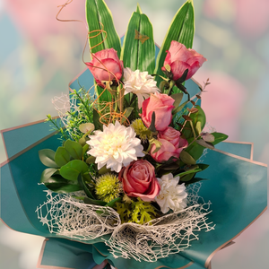 Virágcsokor ballagásra - otthon & életmód - virágdekoráció - virágok - virágcsokor - Meska.hu