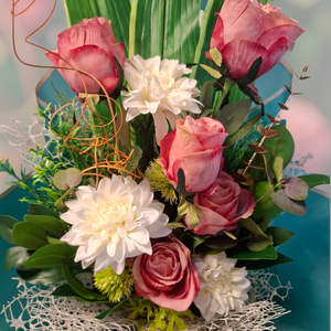 Virágcsokor ballagásra - otthon & életmód - virágdekoráció - virágok - virágcsokor - Meska.hu