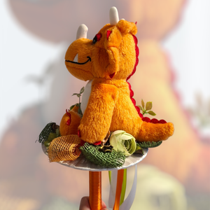 Dínós óvodai ballagási csokor - otthon & életmód - virágdekoráció - virágok - virágcsokor - Meska.hu