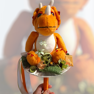 Dínós óvodai ballagási csokor - otthon & életmód - virágdekoráció - virágok - virágcsokor - Meska.hu