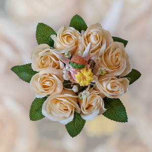 Szappanrózsa box tündérrel - otthon & életmód - virágdekoráció - virágok - virágbox - Meska.hu