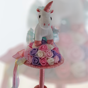 Unicornisos óvodai ballagási csokor - otthon & életmód - virágdekoráció - virágok - virágcsokor - Meska.hu