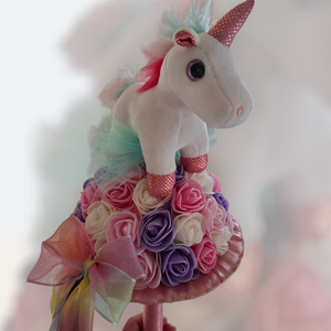 Unicornisos óvodai ballagási csokor - otthon & életmód - virágdekoráció - virágok - virágcsokor - Meska.hu