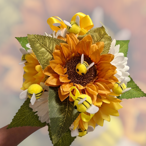 Méhecskés óvodai ballagási csokor - otthon & életmód - virágdekoráció - virágok - virágcsokor - Meska.hu