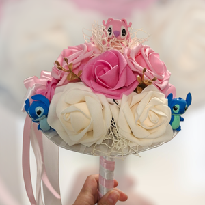 Óvodai ballagási csokor stich figurákkal - Meska.hu