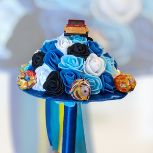 Hot wheels kisautós óvodai ballagási csokor - otthon & életmód - virágdekoráció - virágok - virágcsokor - Meska.hu