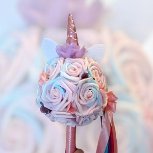 Unicornisos óvodai ballagási csokor - otthon & életmód - virágdekoráció - virágok - virágcsokor - Meska.hu