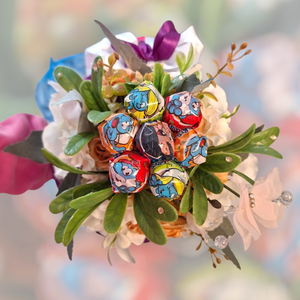 Óvodai ballagási csokor nyalókával - otthon & életmód - virágdekoráció - virágok - virágcsokor - Meska.hu