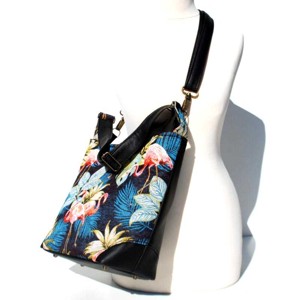 SuziartBag Fekete flamingós koala táska - táska & tok - kézitáska & válltáska - válltáska - Meska.hu