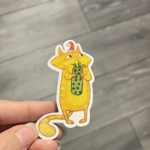 Csillogós Matrica - Mikulás Mrs. Hildred, Otthon & Életmód, Papír, írószer, Matrica, matrica csomag, Fotó, grafika, rajz, illusztráció, Festészet, MESKA