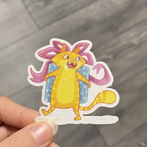 Csillogós Matrica - Ajándékos Mrs. Hildred, Otthon & Életmód, Papír, írószer, Matrica, matrica csomag, Fotó, grafika, rajz, illusztráció, Festészet, MESKA