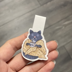 Mágneses könyvjelző hologramos - Mr. Chamberlin kényelem - könyv & zene - könyvjelző - Meska.hu