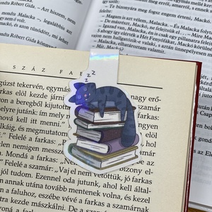 Mágneses könyvjelző hologramos - Mr. Chamberlin könyveken - Meska.hu