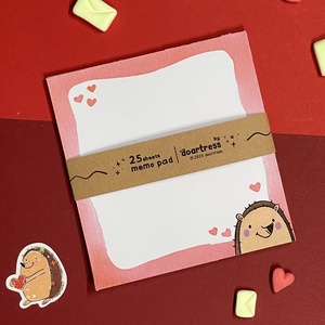 Sünis illusztrált jegyzettömb, Otthon & Életmód, Papír, írószer, Jegyzetfüzet & Napló, Mindenmás, Fotó, grafika, rajz, illusztráció, MESKA