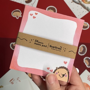 Sünis illusztrált jegyzettömb - otthon & életmód - papír, írószer - jegyzetfüzet & napló - Meska.hu